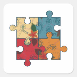 Etikett för autismsymbolen