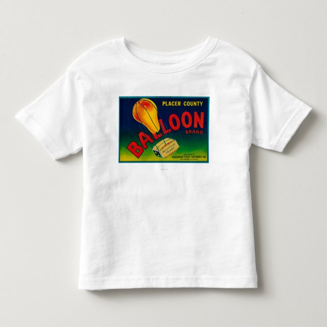 Etikett för ballongPearlåda Tee Shirt (Framsida)
