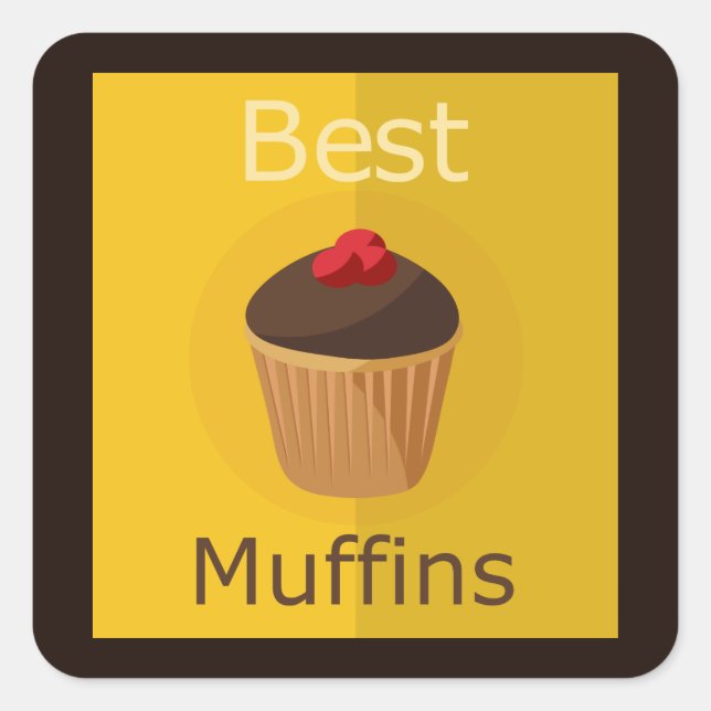 Etikett för bästa muffins (Framsida)