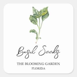 Etikett för basutsäde