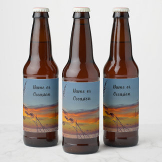 Etikett för Beach Sunset Beer