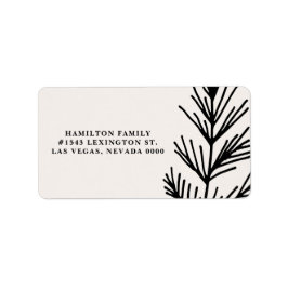 etikett för Big Merry & Löv Adressetikett