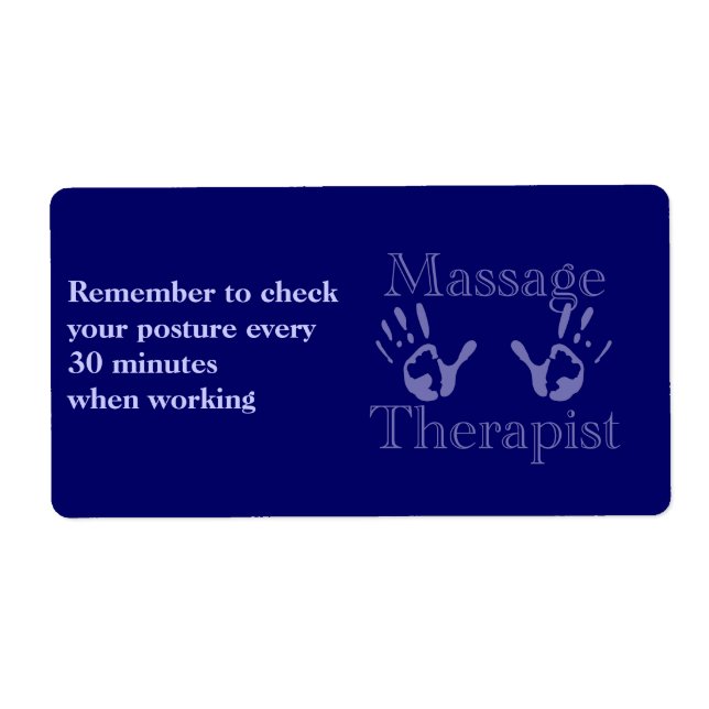 Etikett för blå handskrift fraktsedel (Framsidan)