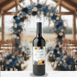 Etikett för Blommigt Bröllop Vin