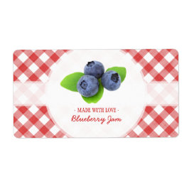 Etikett för Blueberry Sylt Fraktsedel