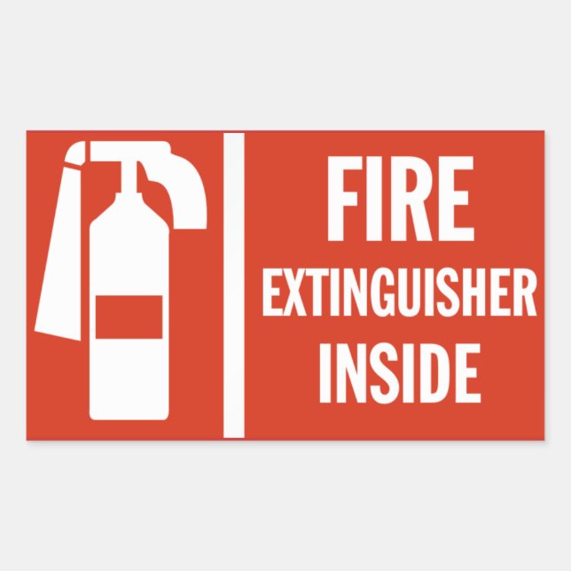 Etikett för brandsläckare (Framsida)