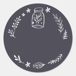 Etikett för burk / Blanka blankprov