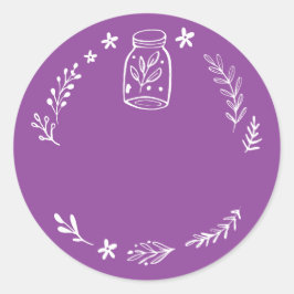 Etikett för burk / Blanka blankprov