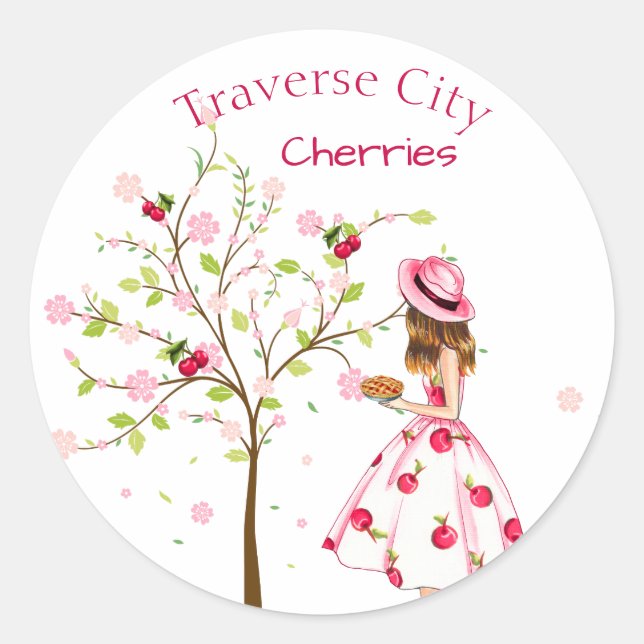 Etikett för Cherry Canning (Framsida)