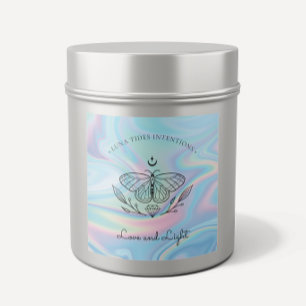 Etikett för chic HoloGrapcs Magic Invent Candles