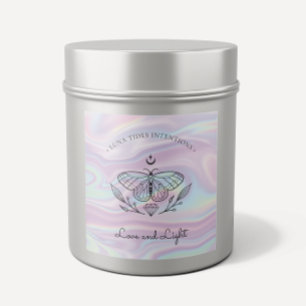 Etikett för chic HoloGrapcs Magic Invent Candles