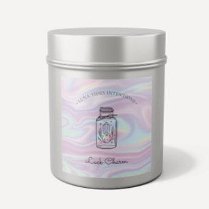 Etikett för chic HoloGrapcs Magic Invent Candles