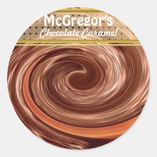 Etikett för choklad