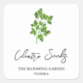 Etikett för Cilantro Seeds