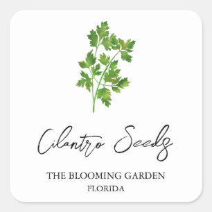 Etikett för Cilantro Seeds