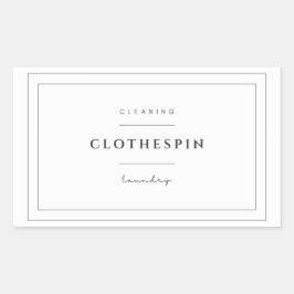 Etikett för Clothespin