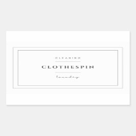 Etikett för Clothespin