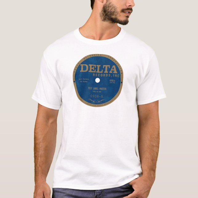 Etikett för deltaposter t-shirt (Framsida)