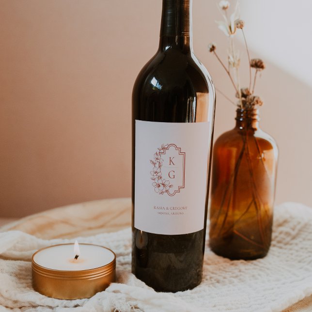 Etikett för den botaniska Vapenskölden Monogram Br (Skapare uppladdad)