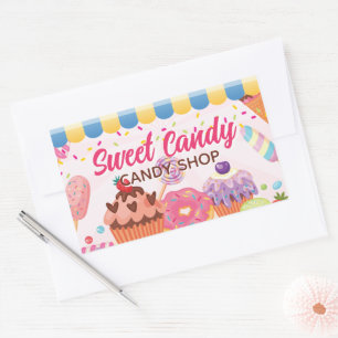 Etikett för Desserts and Candies Sticker   Candy S