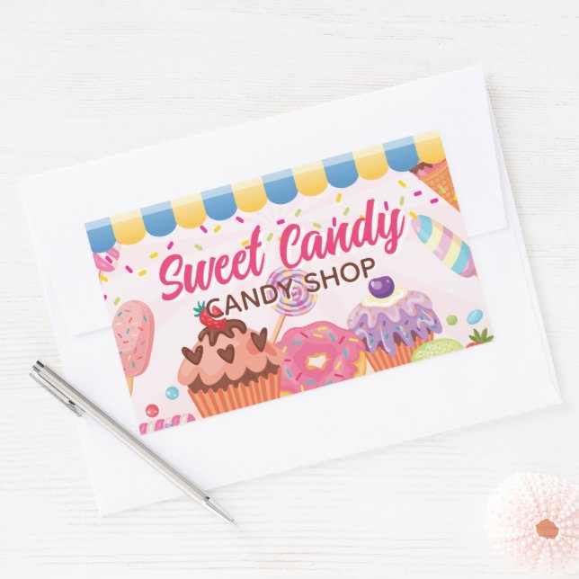 Etikett för Desserts and Candies Sticker | Candy S (Kuvert)