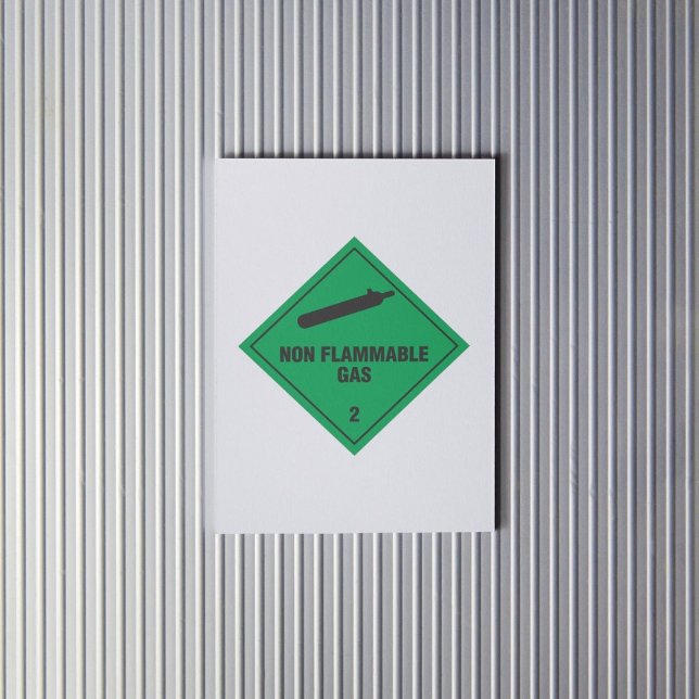 Etikett för ej brandfarlig gas 2 (Skapare uppladdad)