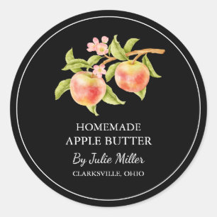 Etikett för enkelt Homemade Apple Butter