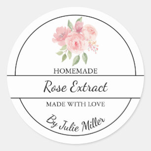 Etikett för enkelt Homemade Ro Extract