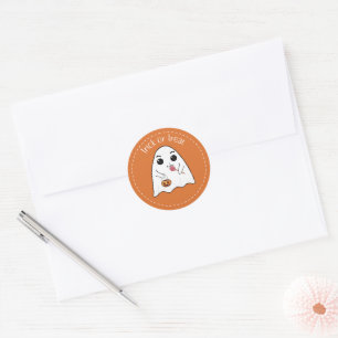Etikett för etiketten Cute Ghost Bus eller godis H