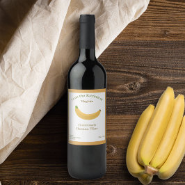 Etikett för etiketten Rustic Banana Vin Flaska