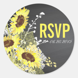 Etikett för färgsolrosrot, rustik Bröllop OSA