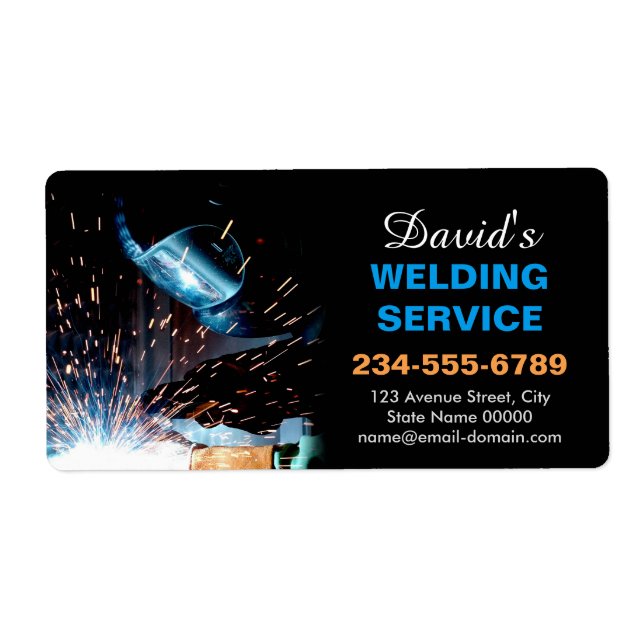 Etikett för fastsättning av fästdon för metall fraktsedel (Framsidan)