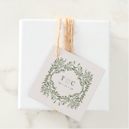 Etikett för favoriter i Bröllopsfesten Sage Garden