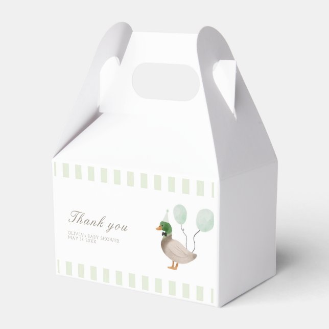 Etikett för favoritruta för tack presentaskar (Framsidan Sidan)