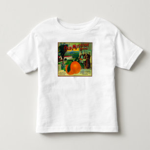 Etikett för gammal Uppdrag OrangeFullerton, CA T Shirt