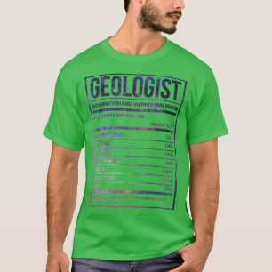 Etikett för geologistisk funny geologi för närings t shirt