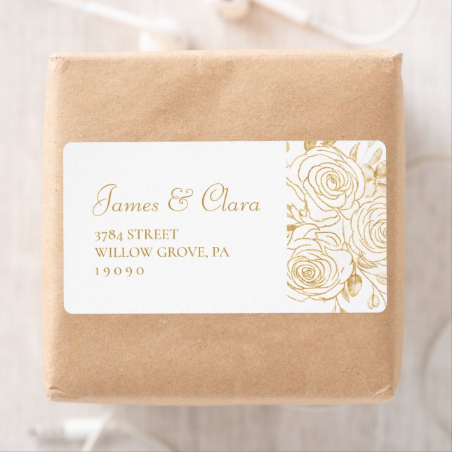 Etikett för GILDED-blooms Fraktsedel (Insitu)