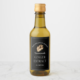 Etikett för Ginger Extract
