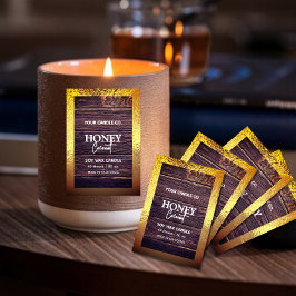 Etikett för gräns ljus av rostfritt trä