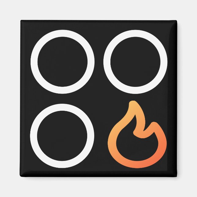 Etikett för Höger av frontbrons Magnet (Framsidan)