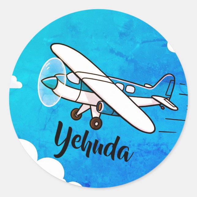 Etikett för höjdpunktsmärke för flygplan (Framsida)