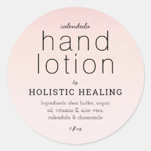 Etikett för Holistic Healing Spa Product Sticker