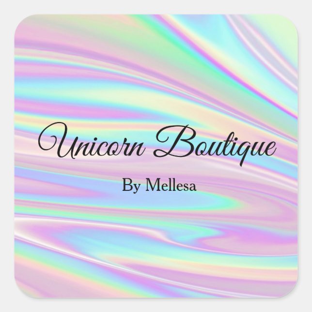 Etikett för holografisk encorn (Framsida)