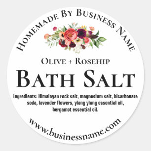 Etikett för homemade Bath Salt