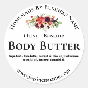 Etikett för homemade body Butter