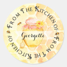 Etikett för honungsskanning