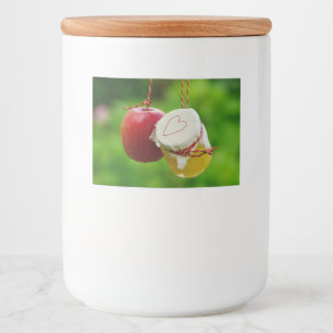 Etikett för Jarred Apples Burk