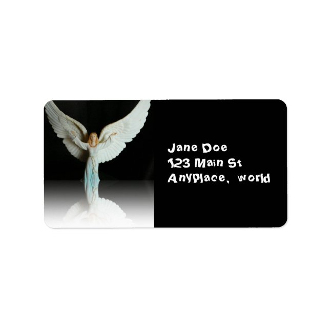 Etikett för julgel adressetikett (Framsidan)