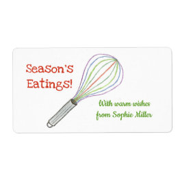 Etikett för julgranar/etikett fraktsedel