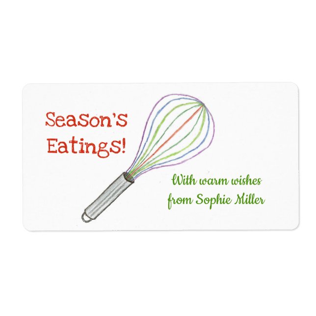 Etikett för julgranar/etikett fraktsedel (Framsidan)